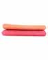 Herbag Clutch Canvas in Orange/Red, bottom view